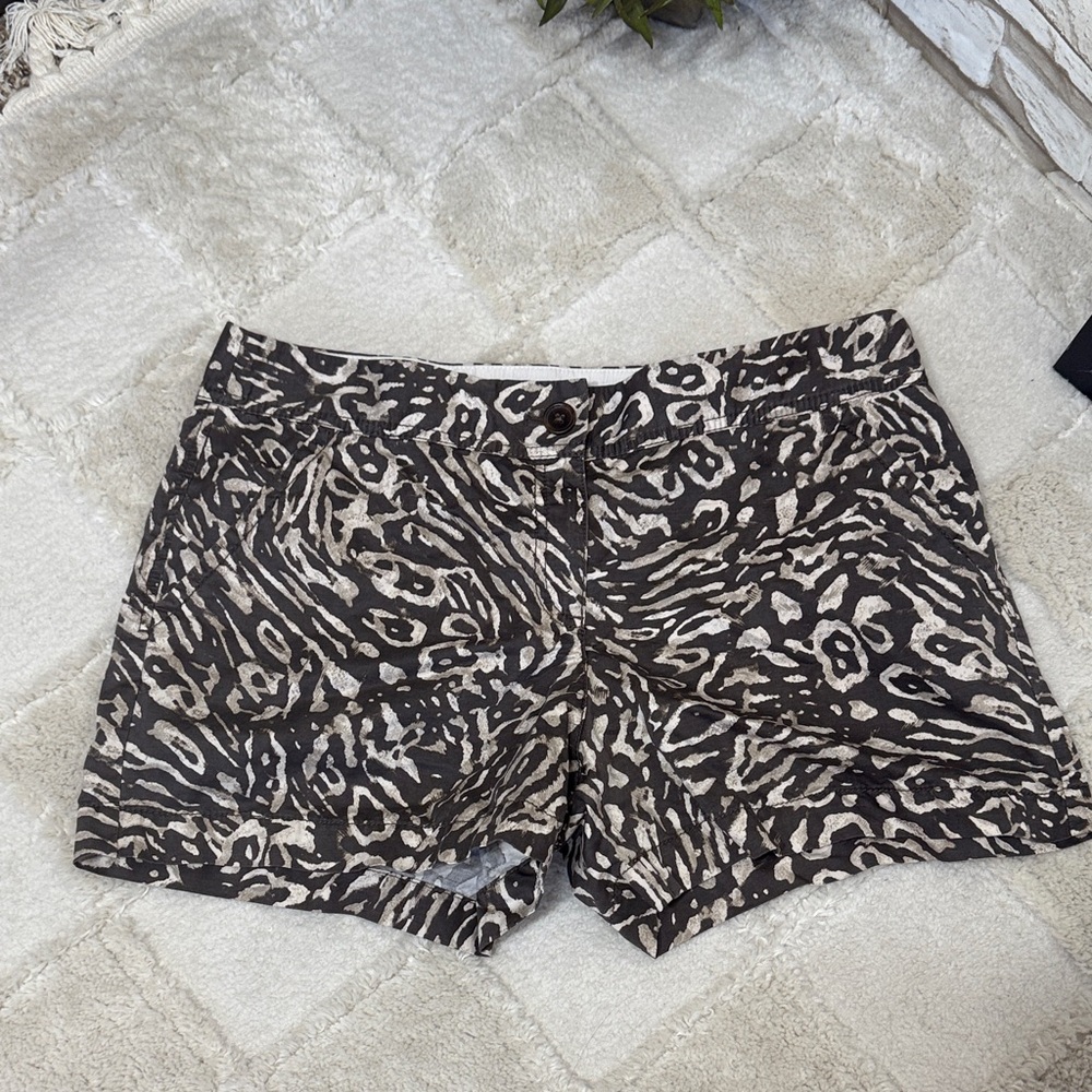 LOFT ANN TAYLOR Stylish Animal Print Women's Shorts